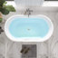 Baignoire de trempage autoportante en acrylique 54 po. X 30 po. Iris-87114429