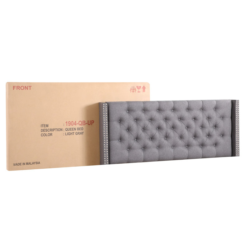 Grand lit transitionnel gris