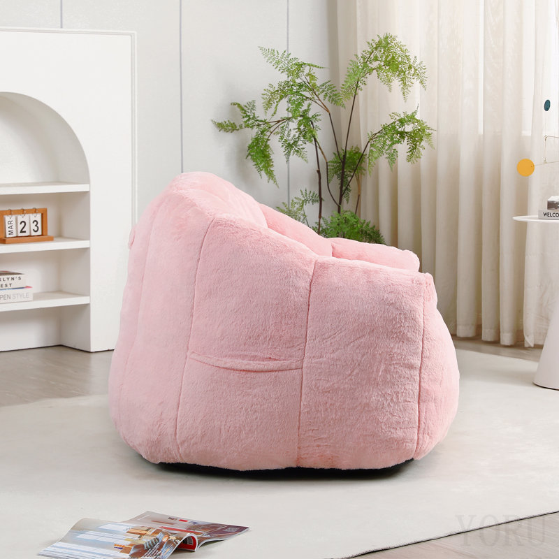 Fauteuil à billes, fauteuil à billes avec accoudoirs rembourrés de mousse à haute densité, fauteuil à billes Fauteuil à billes confortable pour adultes dans le salon, lecture dans la chambre à coucher