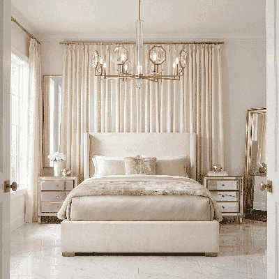  Leighton 8-Light Chandelier in Warm Brass
