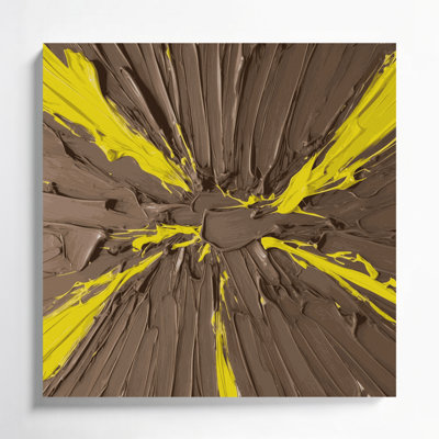 Neo Expressionism 71 Brown Canvas Wall Art