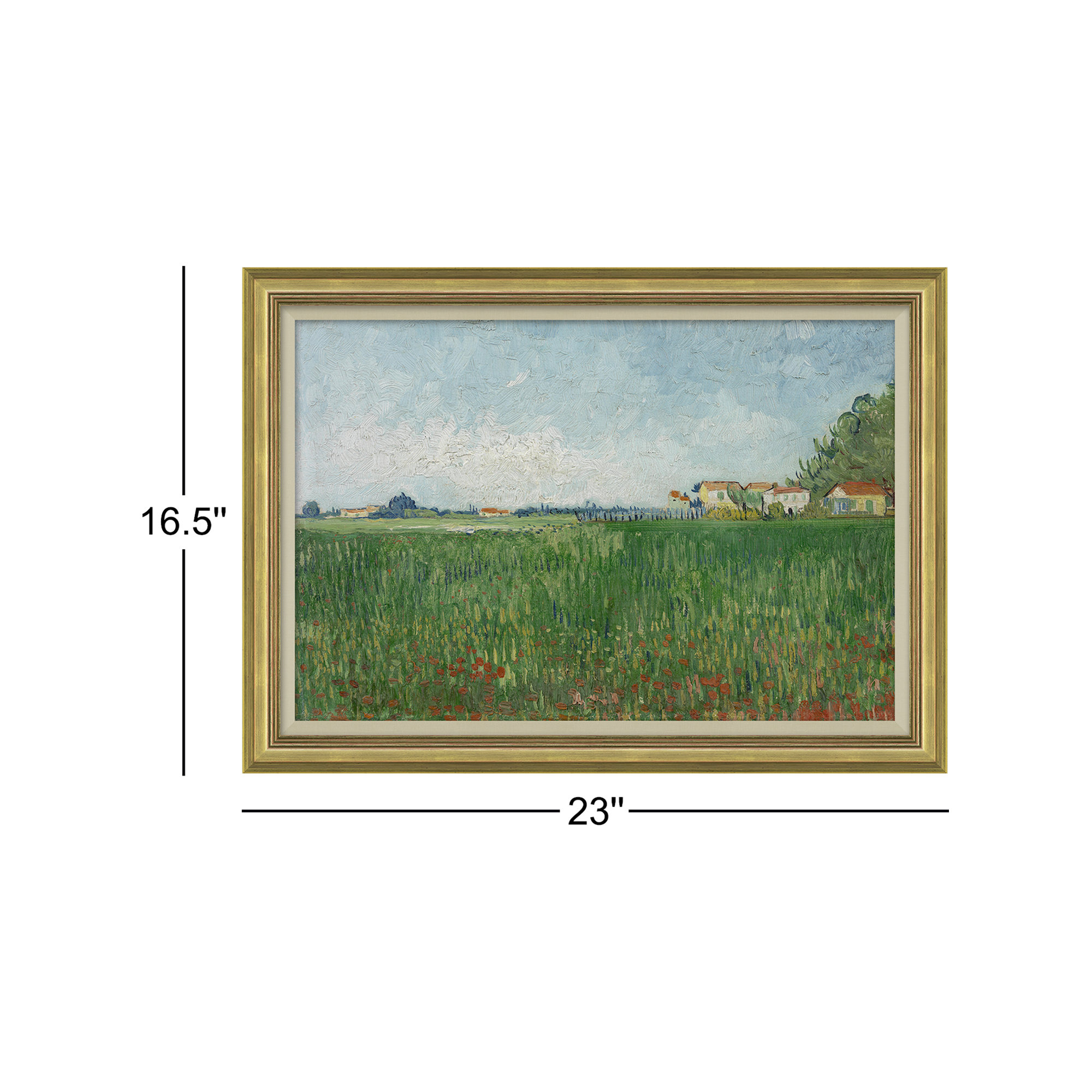 French Farm by Vincent Van Gogh