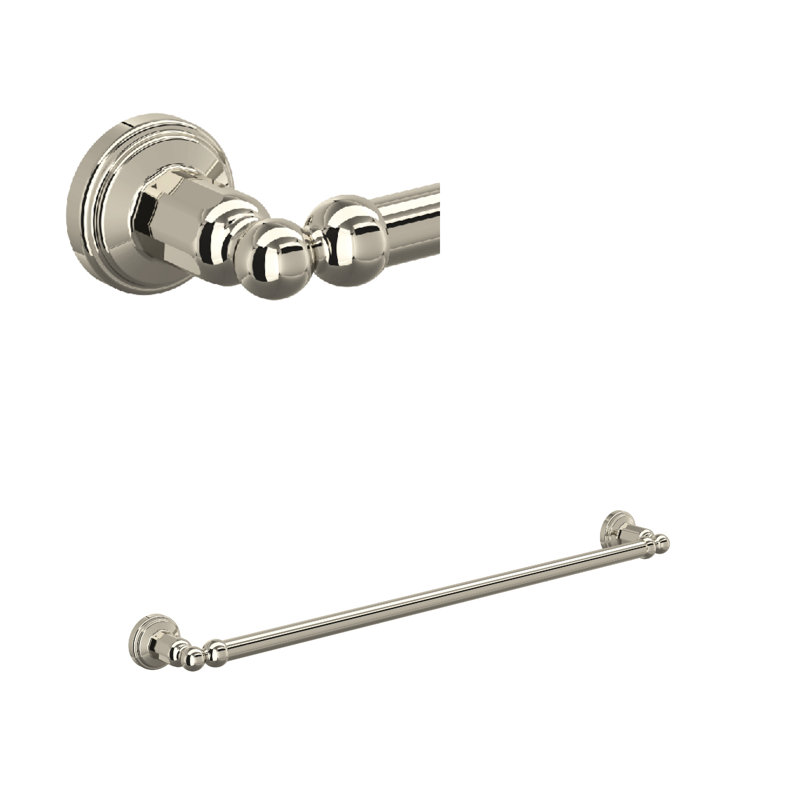 Perrin & Rowe 24" Shower Door Pull Handle, Polished Nickel