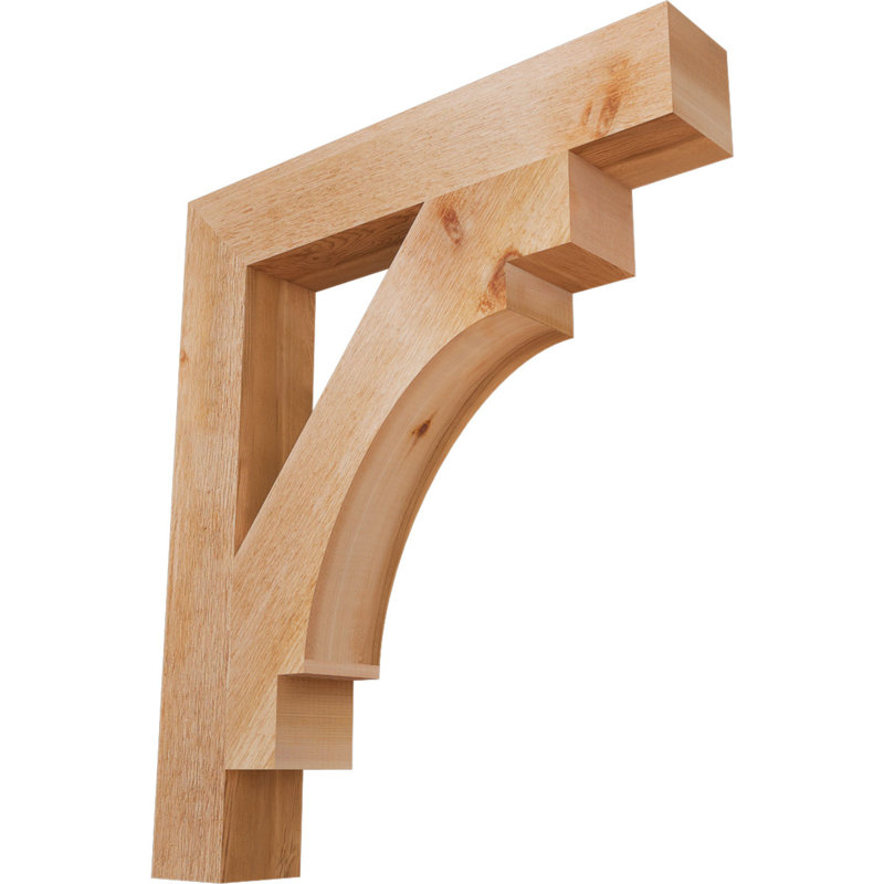 Support Merced Block, H 28 po x l 4 po x P 24 po, Cèdre rouge de l'Ouest (scié brut)