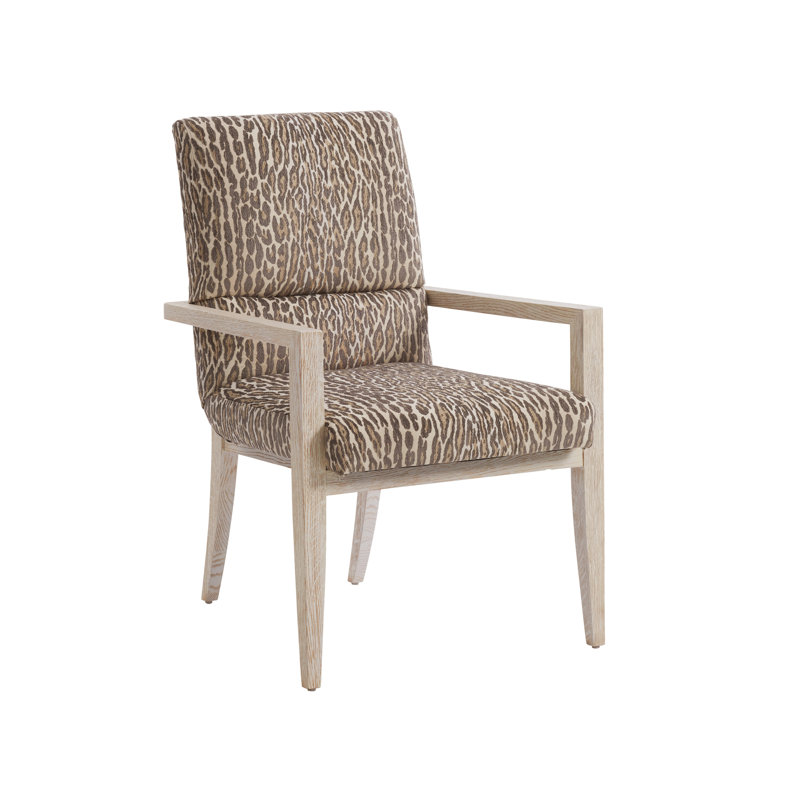 Carmel Upholstered Arm Chair, Brown