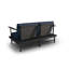 160cm Wide Ash Patio Sofa with Cushions-2016576799