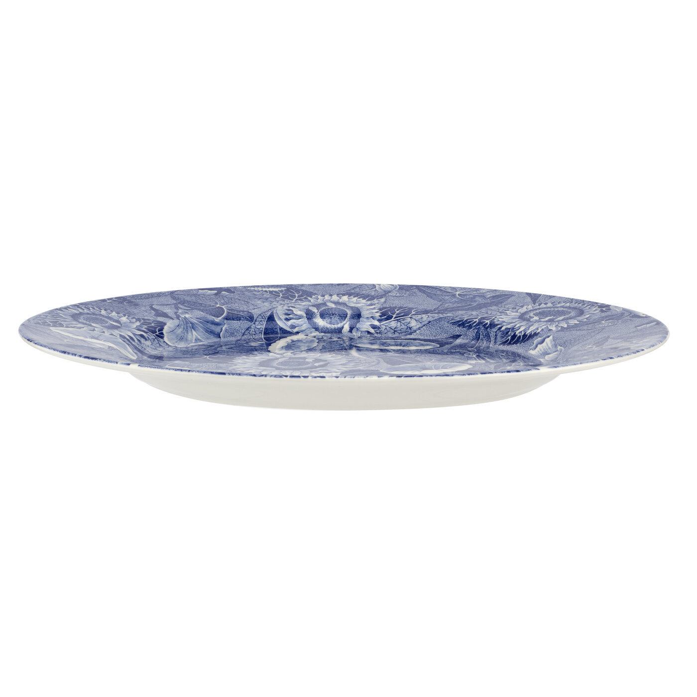 Spode Blue Room Oval Platter 14" Sunflower