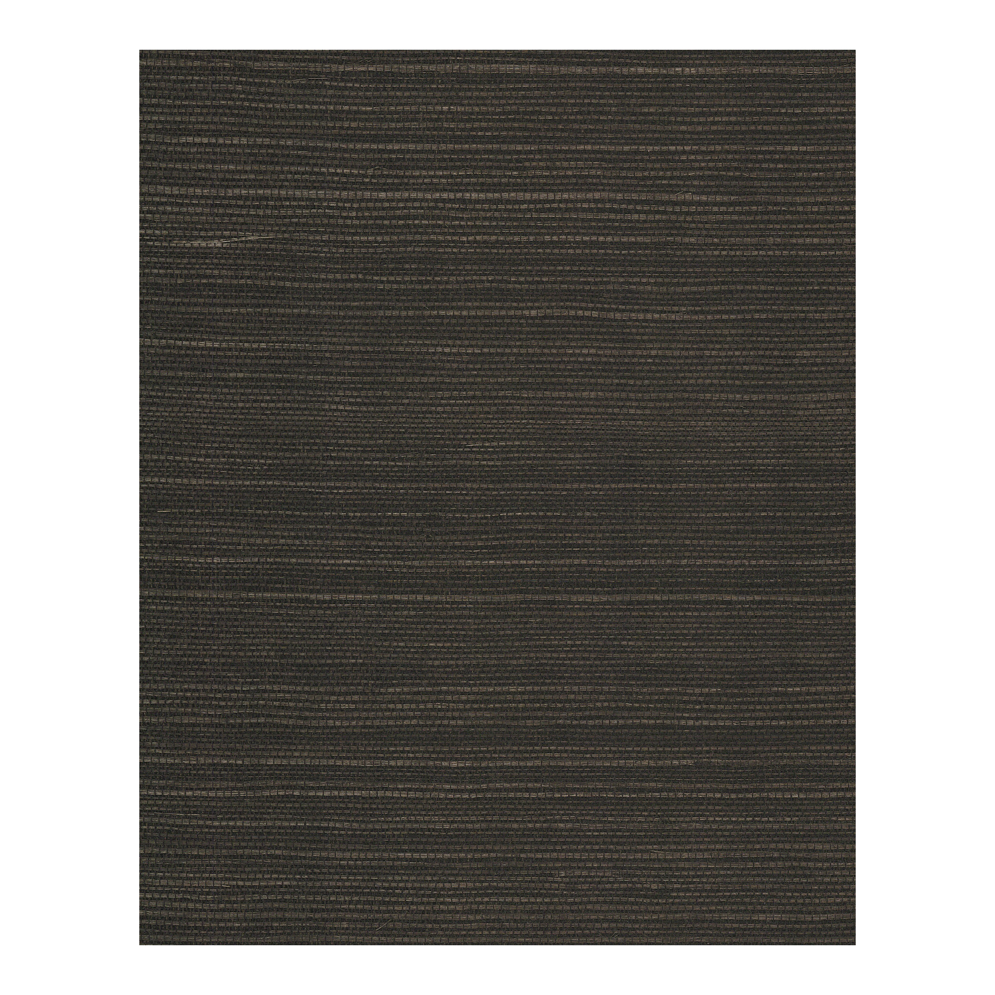 Natural Sisal Peel and Stick Grasscloth Wallpaper, Black