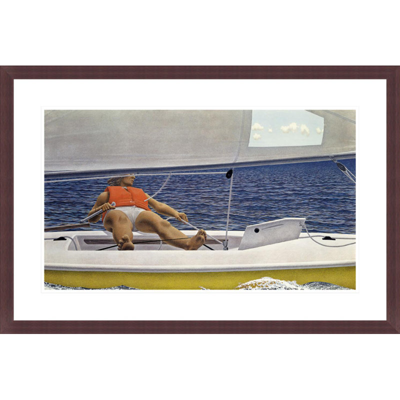« Laser » d'Alex Colville - Reproduction giclée encadrée, H 19,78 po x l 29,5 po