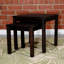Ensemble de 2 tables gigognes en eucalyptus