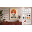 Buddha in Meditation Japandi - Wrapped Canvas-1153184593-1153184606