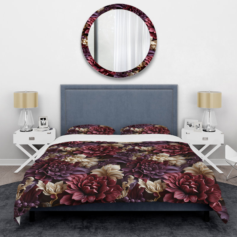 Ensemble de housse de couette Regency, Housse de couette simple + 1 taie décorative stan