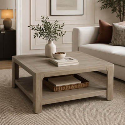 Square Coffee Table With Storage