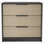 Commode compacte à trois tiroirs Kaia, option de rangement dans la chambre à coucher-179971084