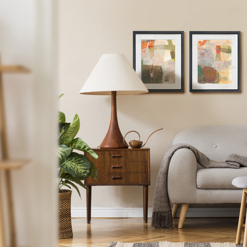 « Ferly I », ensemble de 2 reproductions d’art encadrées sur papier