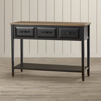 Pauly 42.1'' Solid Wood Console Table