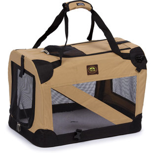 Pet Life Folding Zippered 360° Vista View House Pet Crate