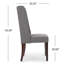 Chaise d'appoint rembourrée Harlow-20435385