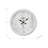 Clocks, 20" Round, Wall Clock, Grey, Transitional