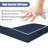 Fade Resistant Outdoor Chair Cushions Set Of 2, Deep Seat Patio Cushions 22 X 22 With Removable Cover, 28D High Resilience Foam Replacement Outdoor Seat Cushions With For Sofa, Adirondack Chair, Sectional,Navy Blue-124896491-124896488