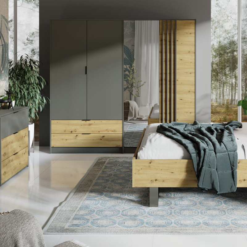 Rimini 2 Door Manufactured Wood Wardrobe