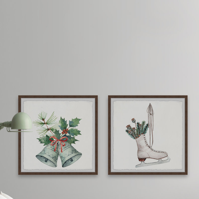 Chavez Chavez Season Of Cheer - 2 Piece Single Picture Frame Painting, 30cm H x 61cm W x 3.81cm D