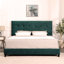 Lit plateforme tapissier Velvet