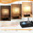 Grey Small Bedside Table Lamp with Charging Outlets and Phone StandsWooden Desk Lamp for Living Room