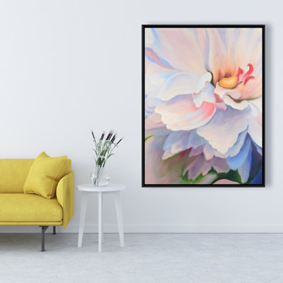 Toile encadrée de couleur pastel - 36 po x 48 po