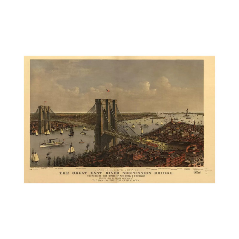 Currier & Ives - Wrapped Canvas Print, 152.5 cm H x 101.5 cm W