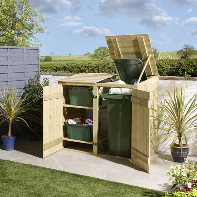 Wooden Bin Store