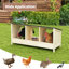 Triple Nesting Box For Chickens-solid Pine Wood