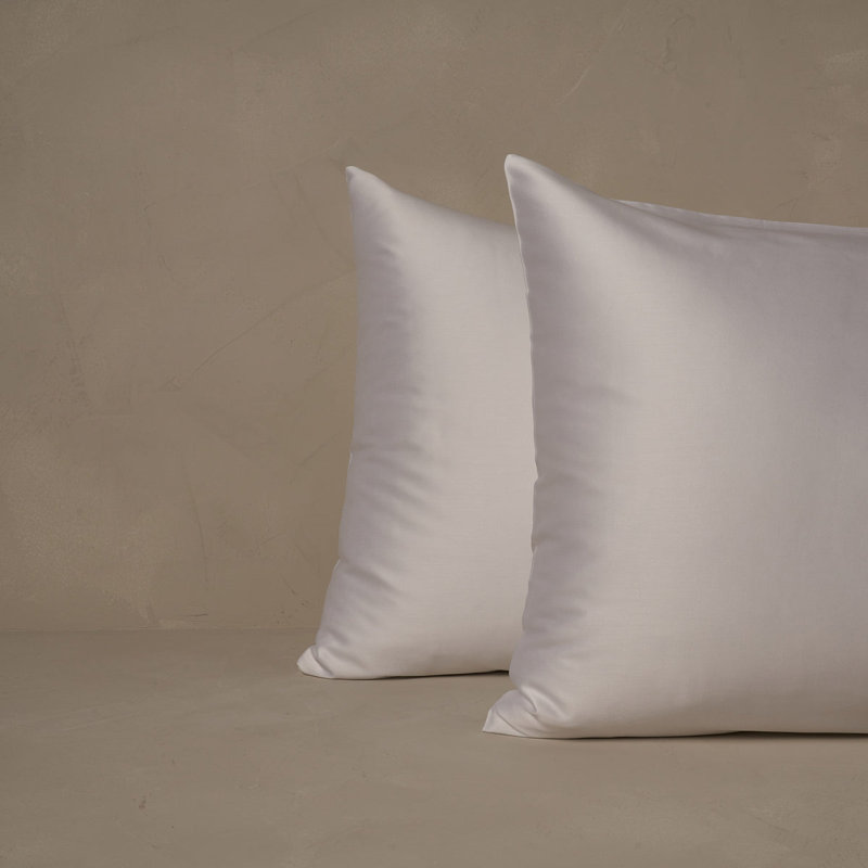 Americano Cotton Sateen Pillowcase, Pair, King Pillowcase