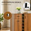Armoire de rangement avec rangement, armoire à vin, armoire rétro
