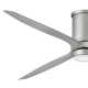 Hover 72-in Indoor/Outdoor Flush Mount Smart Ceiling Fan with Integrated LED + Remote