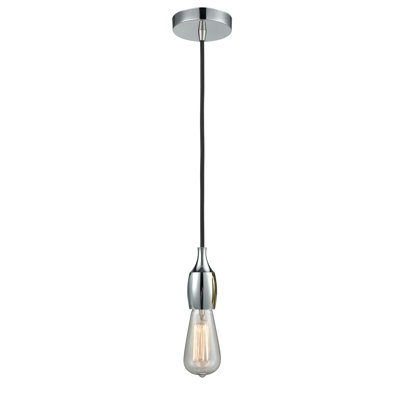 Luminaire suspendu pour une seule ampoule 1 lumières Nurseli