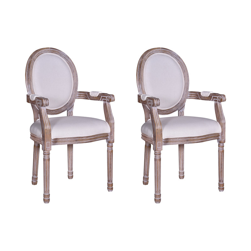 Fava 49cm H Cotton Upholstered Side Chair