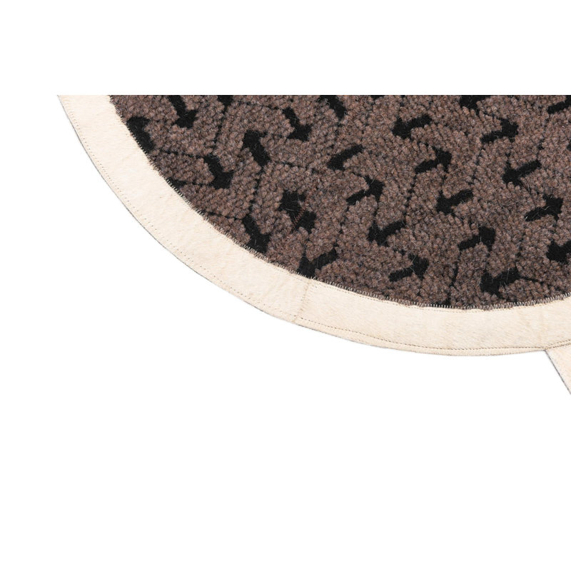 Tapis brun Juliana