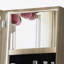 Armoire à bijoux pivotante à 360 ° avec miroir pleine longueur-1658911856