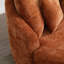 Fauteuil demi-tonneau rembourré avec housse-1835901393