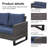 Ingvald Wicker 11 - Person Patio Conversation Set with Cushions-452131574