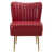 Red Faux Leather