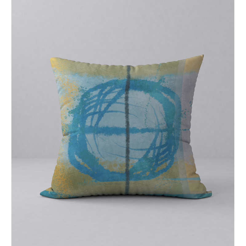 Housse de coussin décorative carrée électrique spectaculaire, 20 po x 20 po