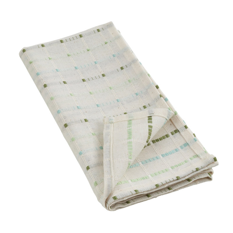 Ensemble de napperons blancs en mélange de coton 13 pi x l 19 po White Modern Stitched Line, Blanc, L 20 po x L 20 po