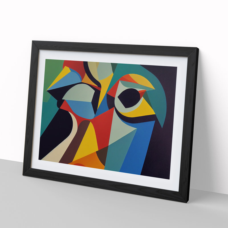 Gorgeous Modern Abstract - Framed Print, Black Framed, 46cm H x 64cm W x 2cm D