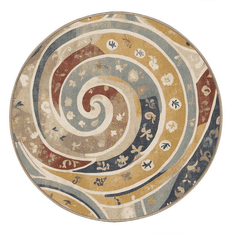 Spirited Dash Rug, Round 6'