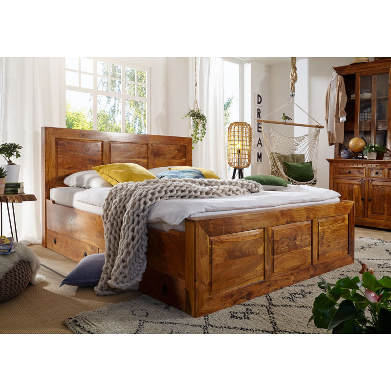 Oxford Solid Wood Drawers Bed