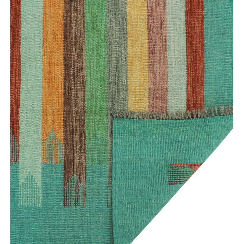 Burdgick Wool Striped Indoor Rug