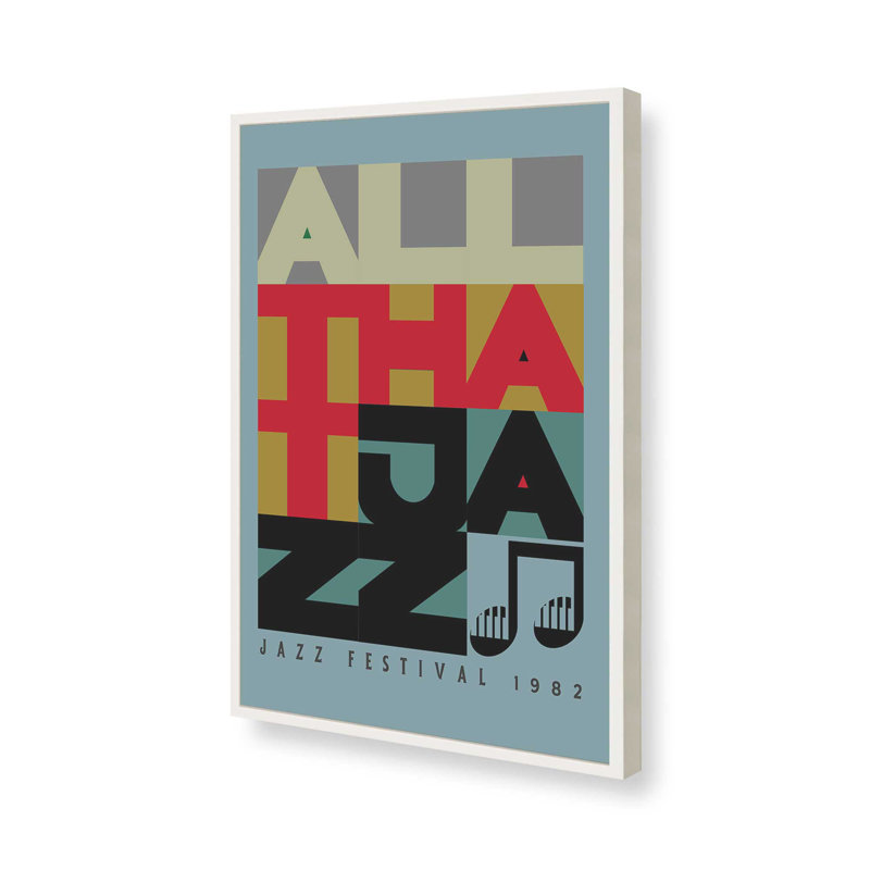 «Jazz Fest», reproduction d'affiche, Blanc opaque, H 11 po x l 9 po
