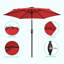Parasol de table de marché de 7,5 pi, auvent résistant aux rayons UV et bouton inclinable-1027864848